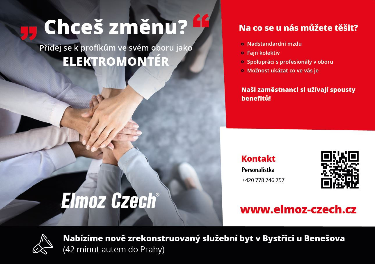 Elmoz elektromontér - služební byt